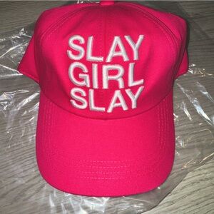 Queer Eye Slay Girl Slay Hat, Hot Pink Hat NWT
